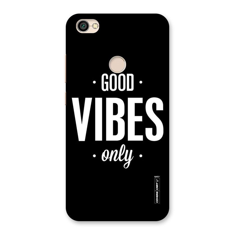 Just Vibes Back Case for Redmi Y1 2017