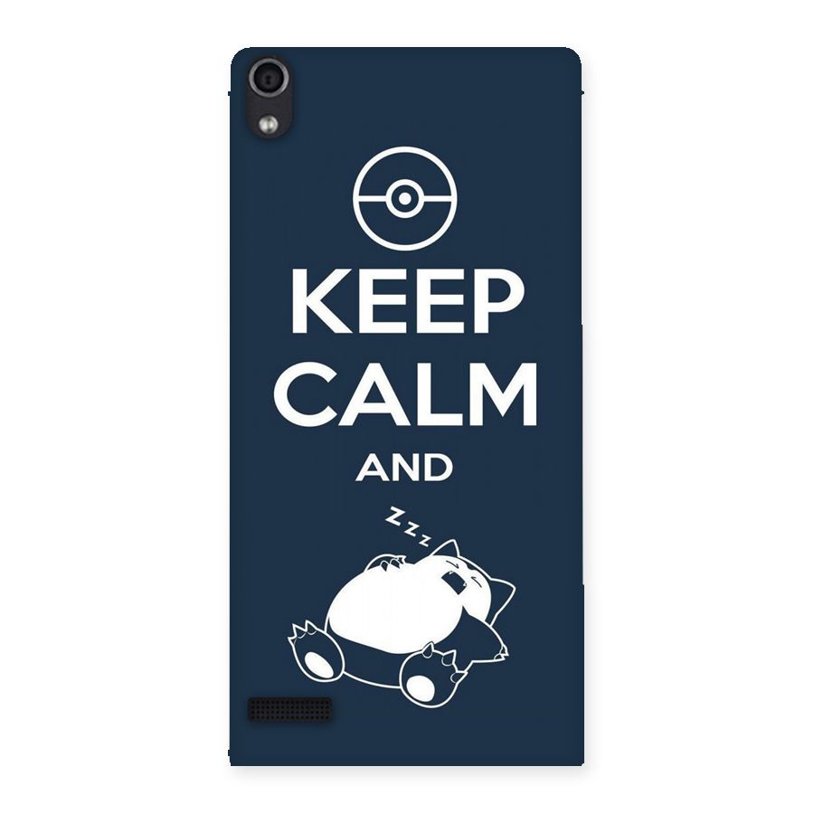 Keep Calm and Sleep Back Case for Ascend P6