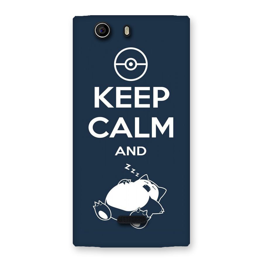 Keep Calm and Sleep Back Case for Canvas Nitro 2 E311