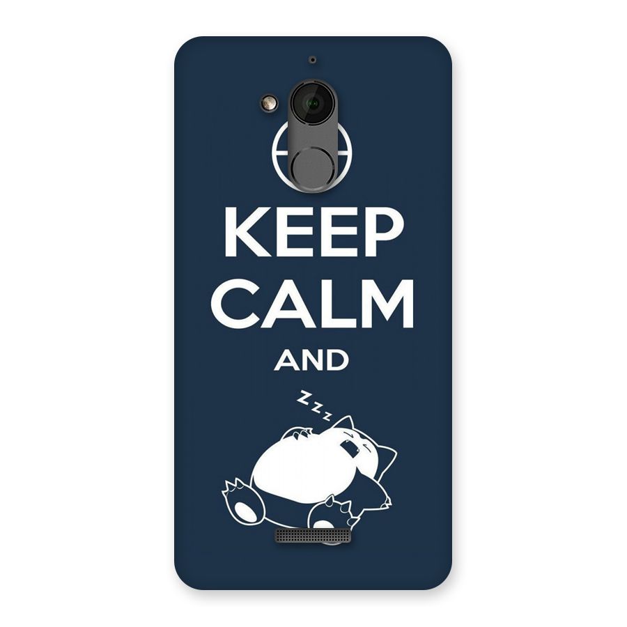 Keep Calm and Sleep Back Case for Coolpad Note 5