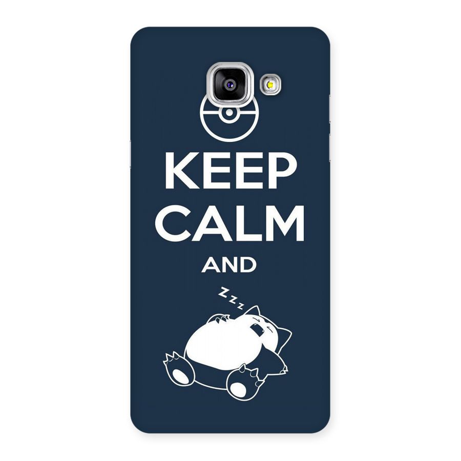 Keep Calm and Sleep Back Case for Galaxy A5 2016