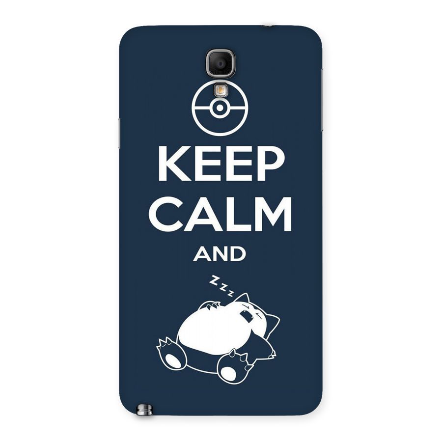 Keep Calm and Sleep Back Case for Galaxy Note 3 Neo