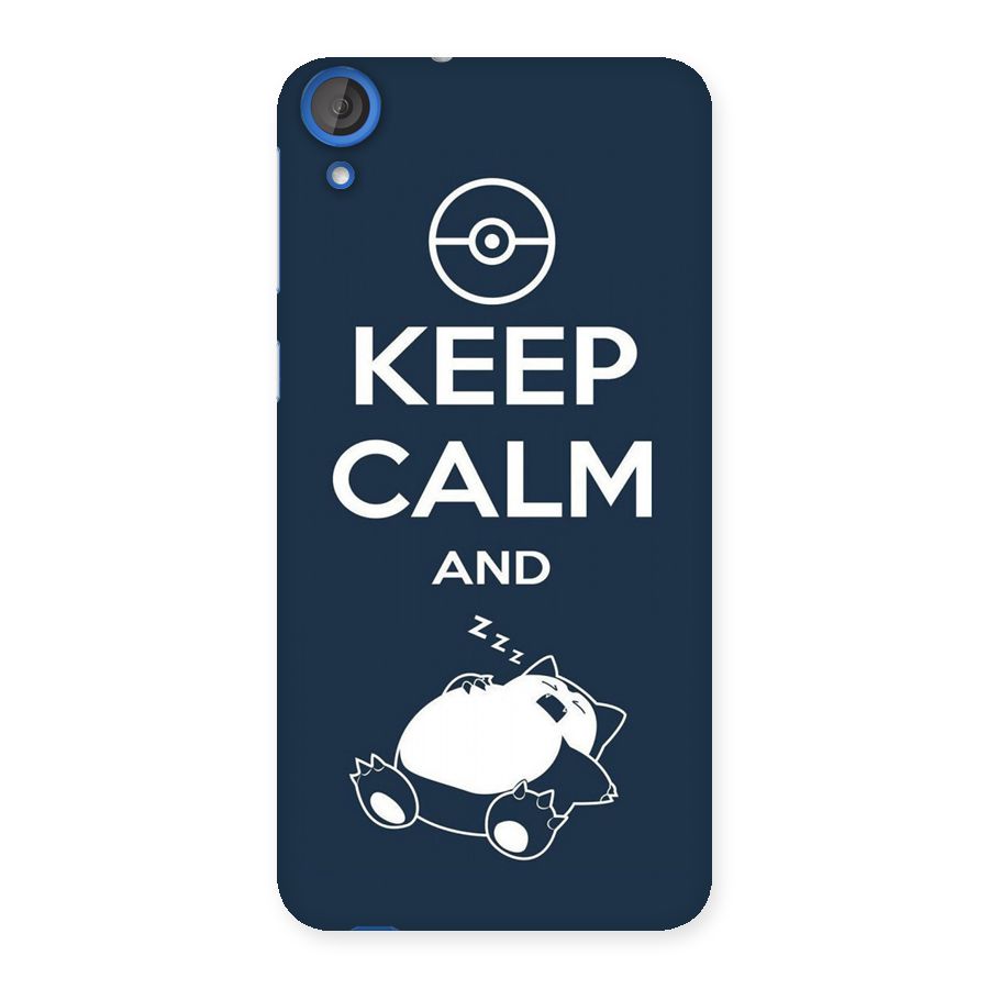 Keep Calm and Sleep Back Case for HTC Desire 820
