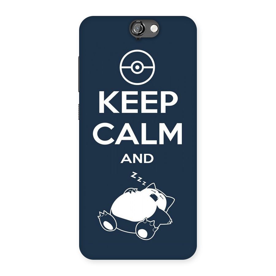 Keep Calm and Sleep Back Case for HTC One A9