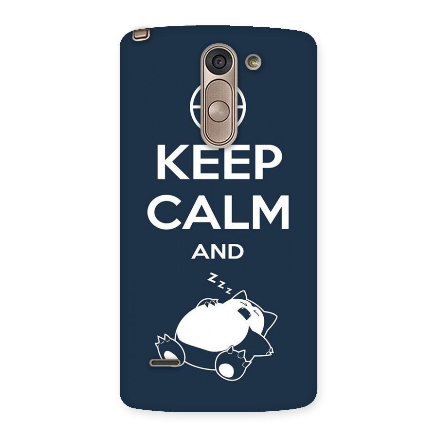 Keep Calm and Sleep Back Case for LG G3 Stylus