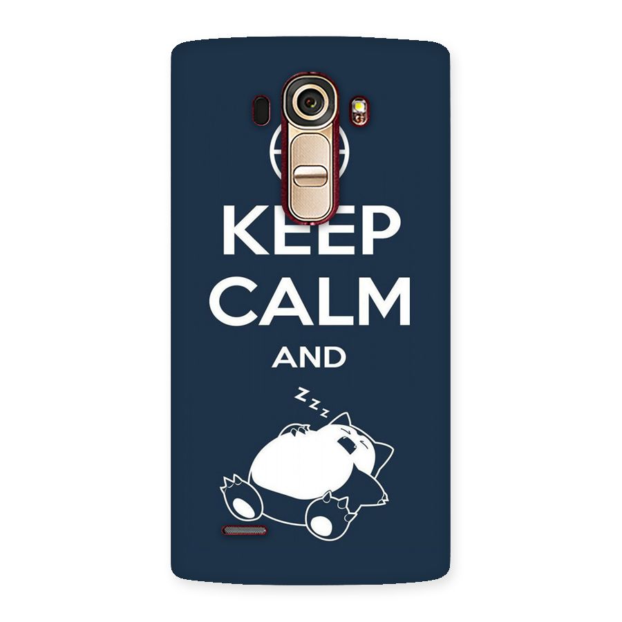 Keep Calm and Sleep Back Case for LG G4