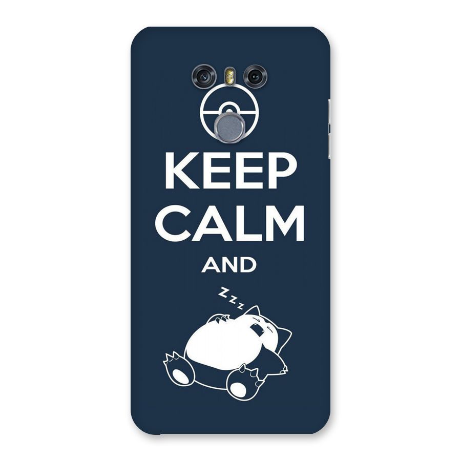 Keep Calm and Sleep Back Case for LG G6