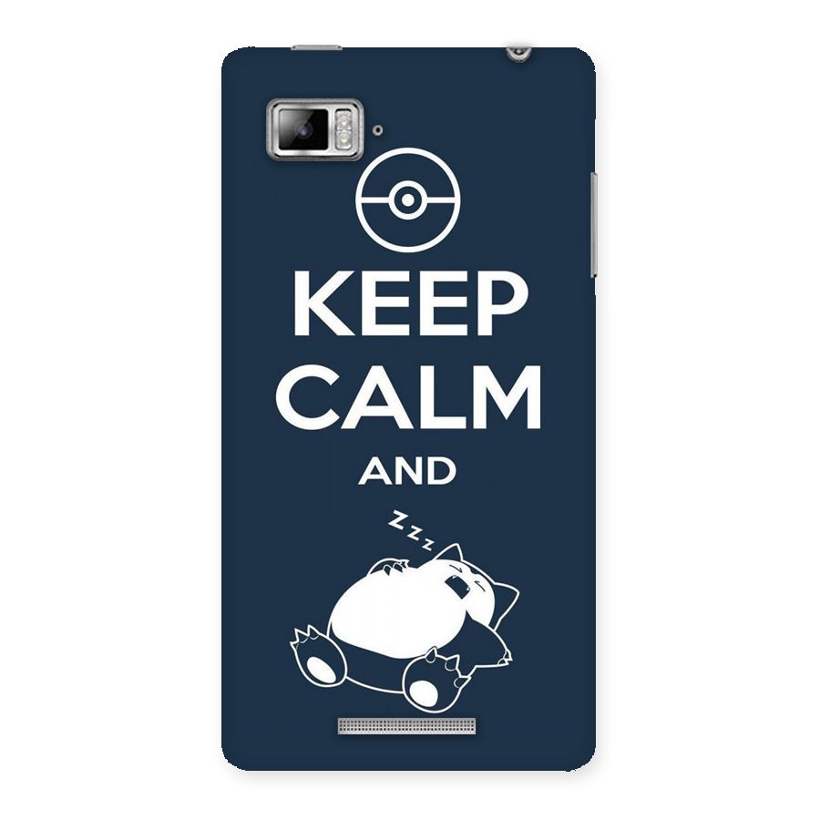 Keep Calm and Sleep Back Case for Lenovo Vibe Z K910