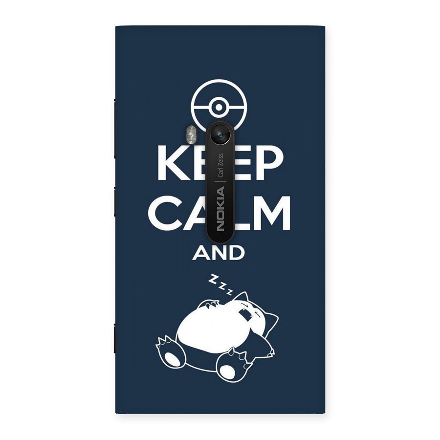 Keep Calm and Sleep Back Case for Lumia 920