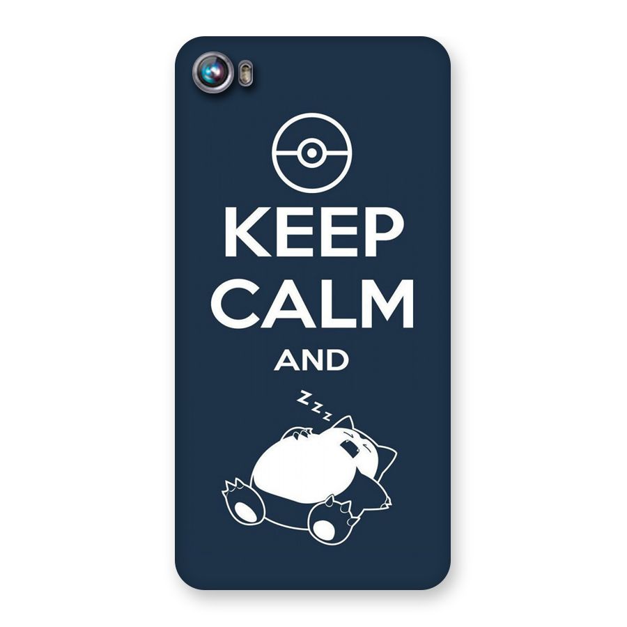 Keep Calm and Sleep Back Case for Micromax Canvas Fire 4 A107