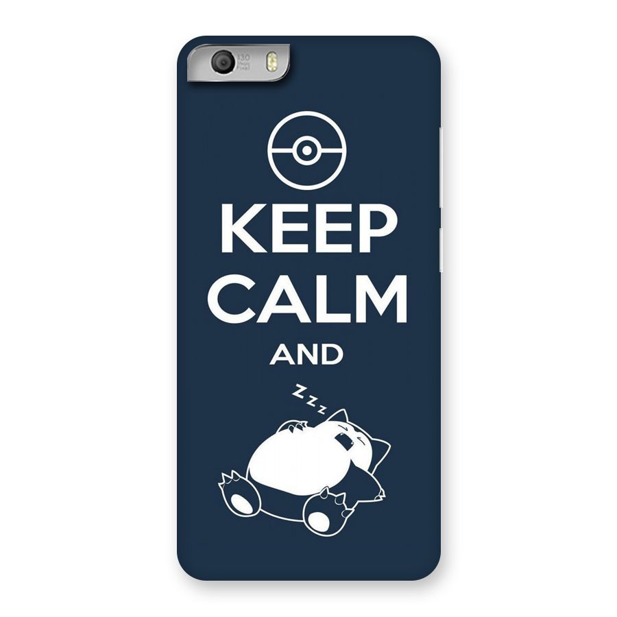 Keep Calm and Sleep Back Case for Micromax Canvas Knight 2