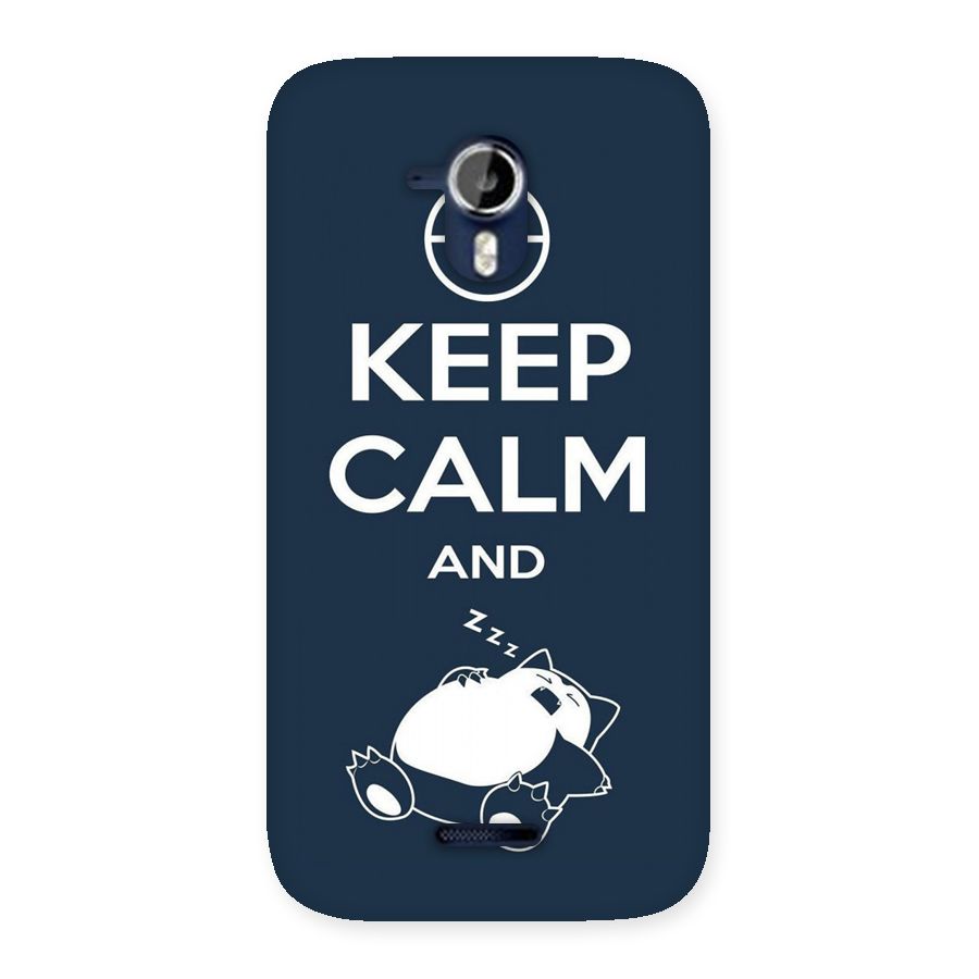 Keep Calm and Sleep Back Case for Micromax Canvas Magnus A117