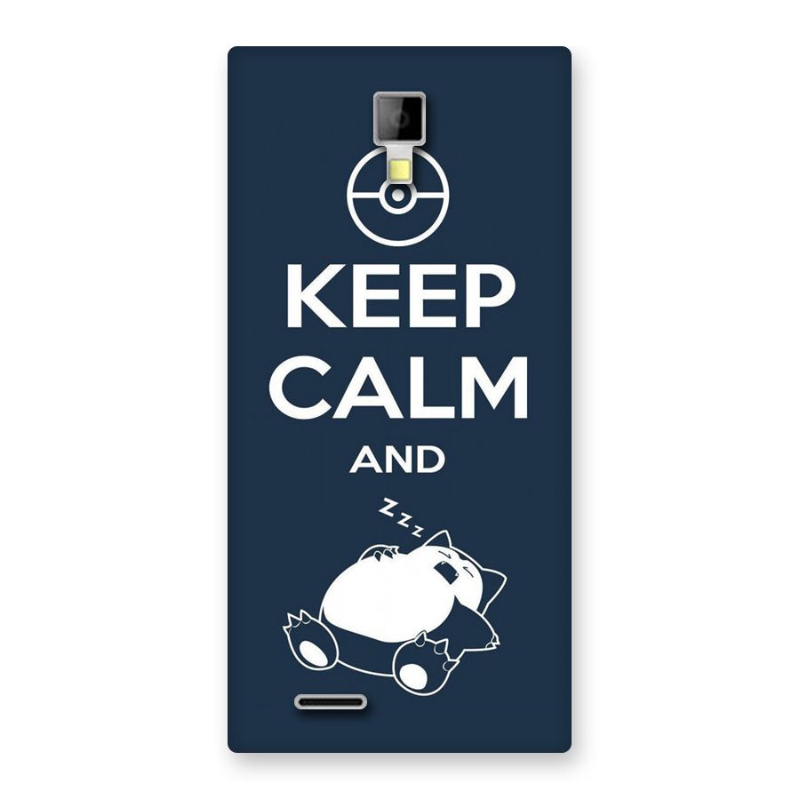 Keep Calm and Sleep Back Case for Micromax Canvas Xpress A99