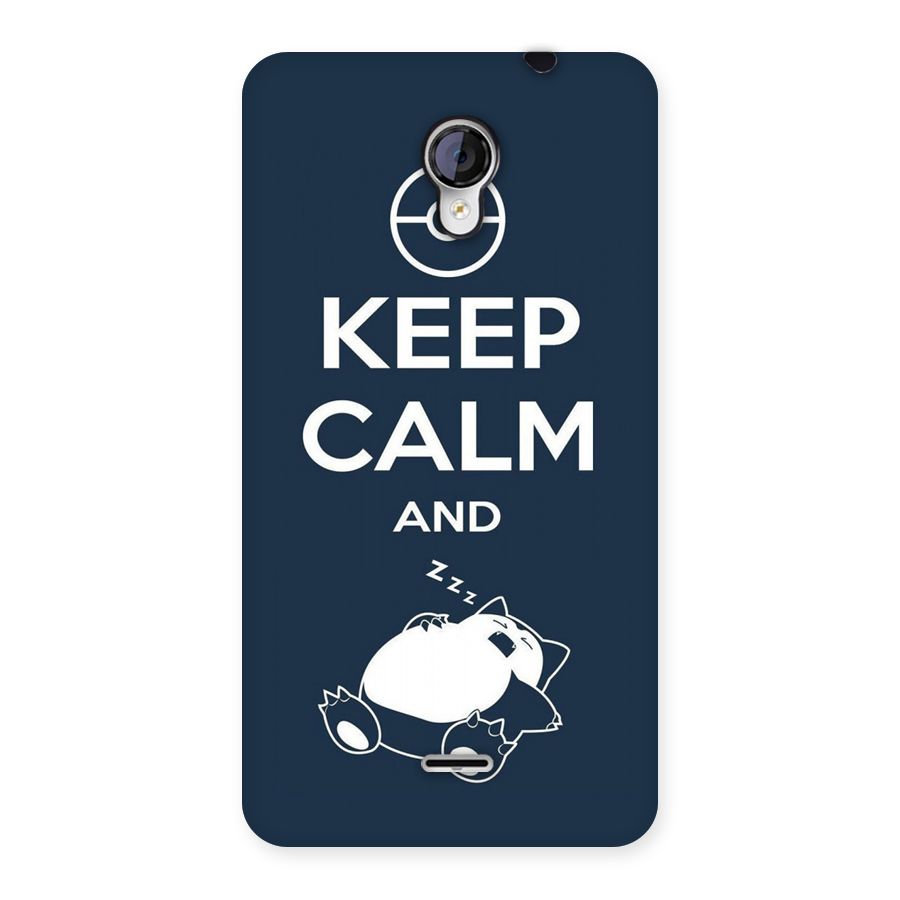 Keep Calm and Sleep Back Case for Micromax Unite 2 A106