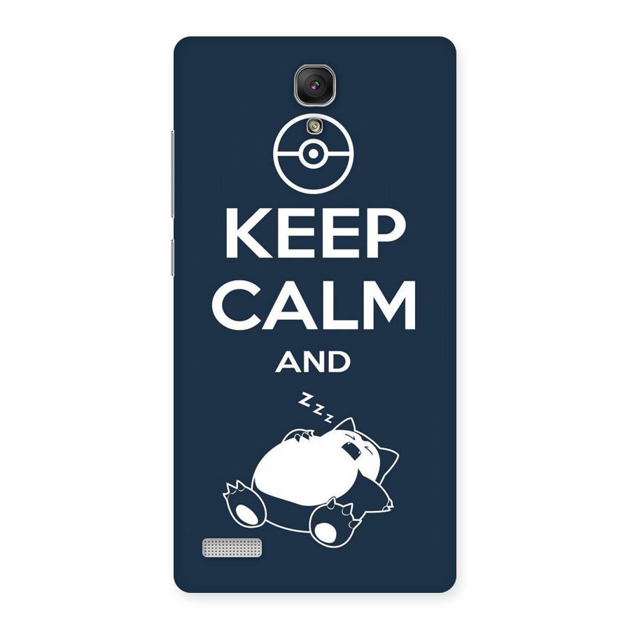 Keep Calm and Sleep Back Case for Redmi Note