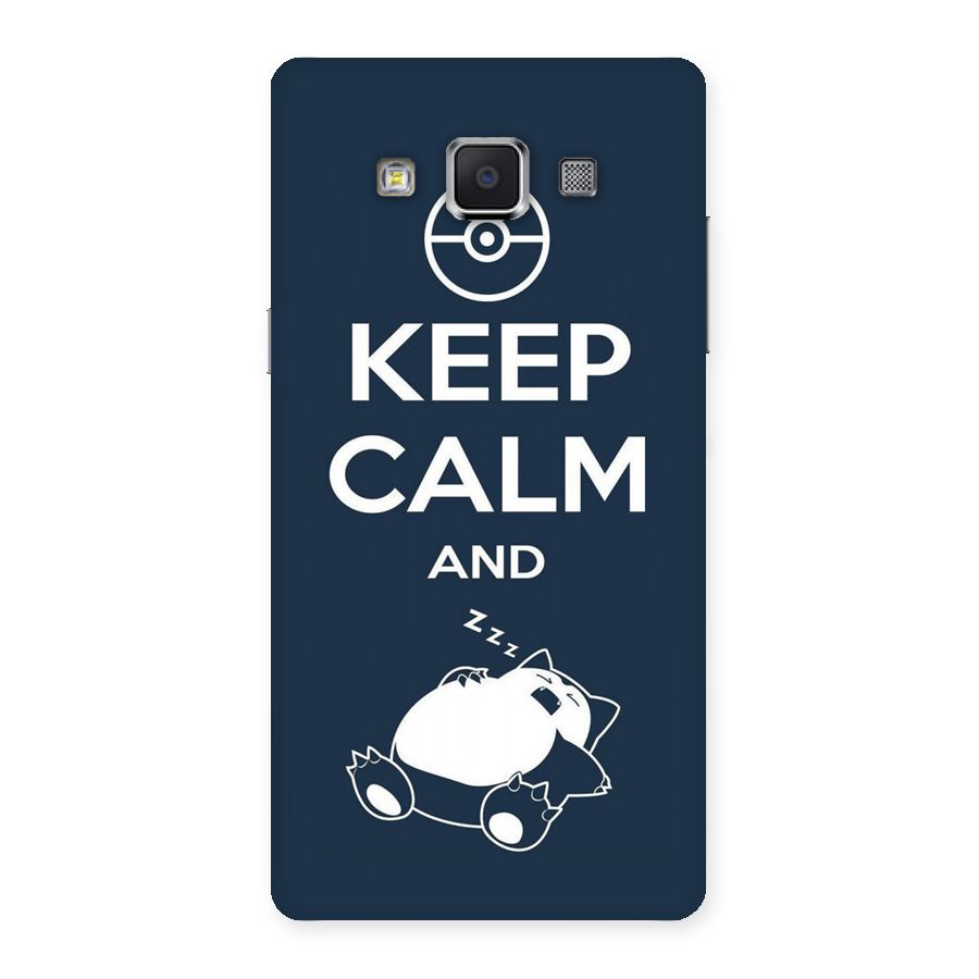 Keep Calm and Sleep Back Case for Samsung Galaxy A5