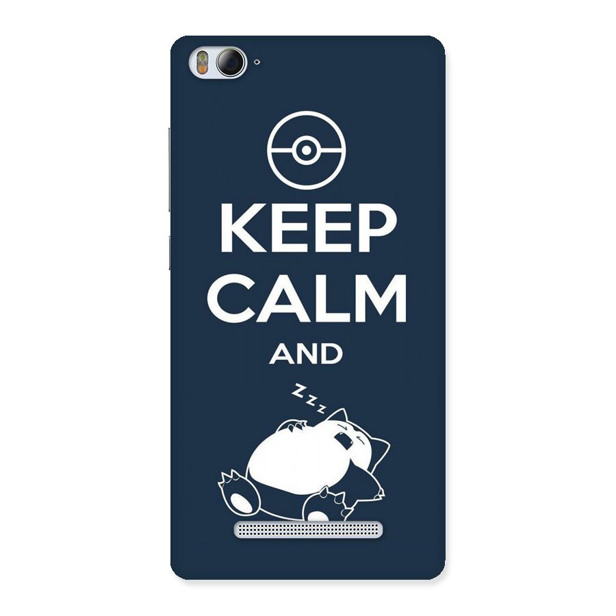 Keep Calm and Sleep Back Case for Xiaomi Mi4i