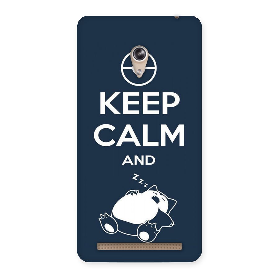 Keep Calm and Sleep Back Case for Zenfone 6
