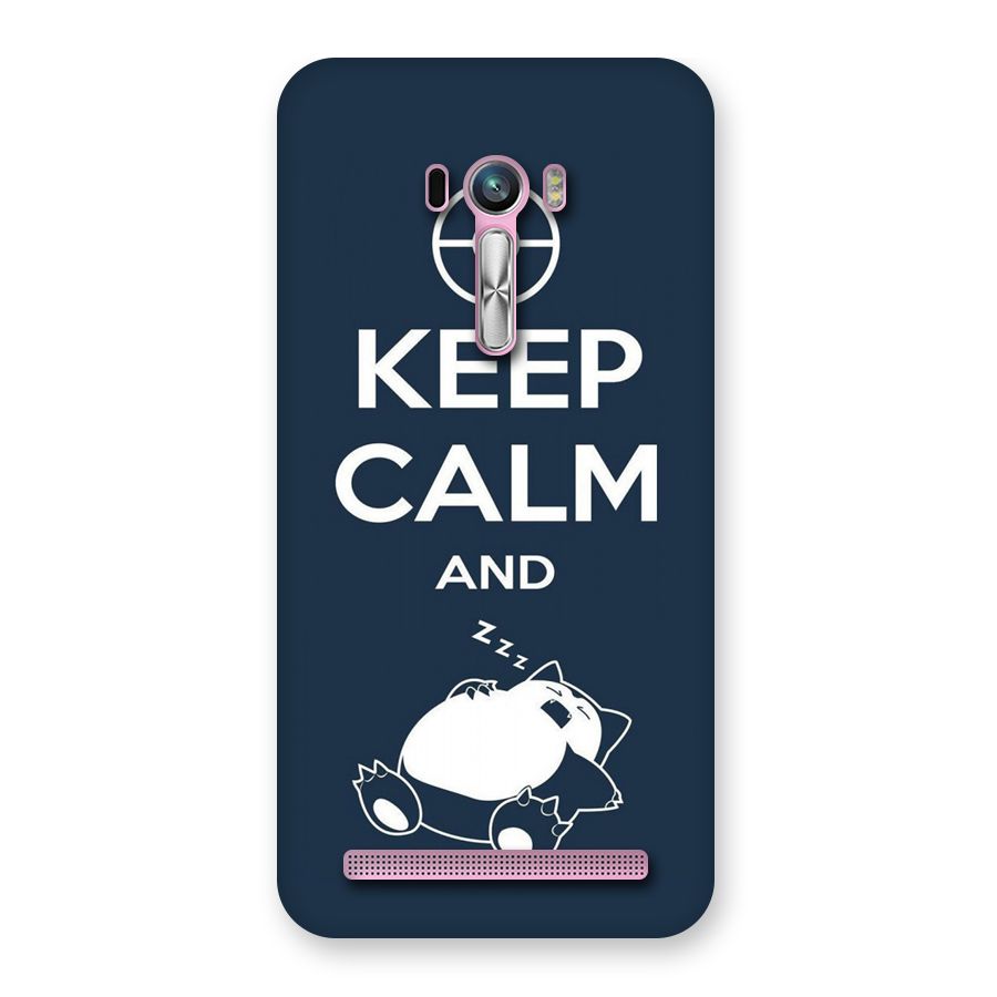 Keep Calm and Sleep Back Case for Zenfone Selfie