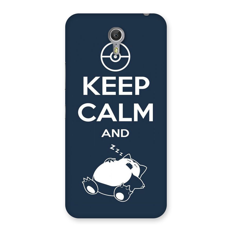 Keep Calm and Sleep Back Case for Zuk Z1