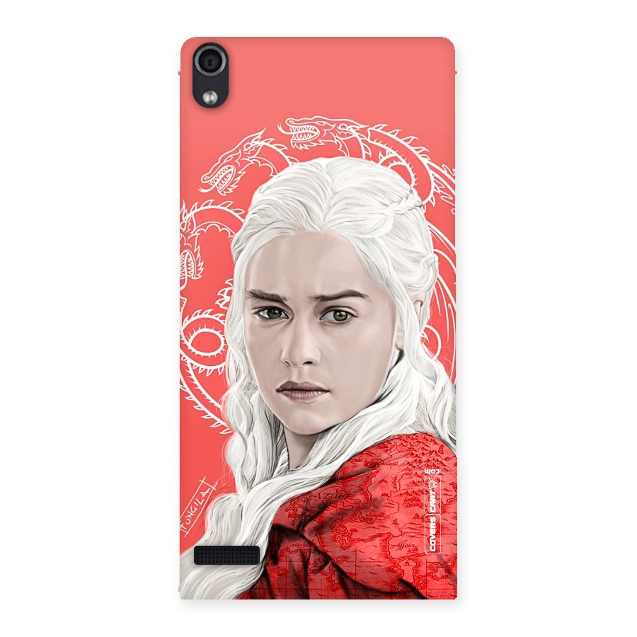 Khaleesi The Living Dragon Back Case for Ascend P6