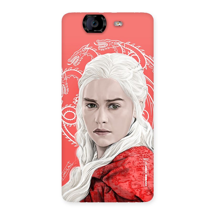 Khaleesi The Living Dragon Back Case for Canvas Knight A350