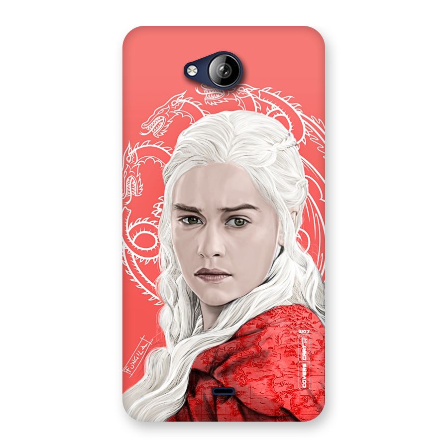 Khaleesi The Living Dragon Back Case for Canvas Play Q355