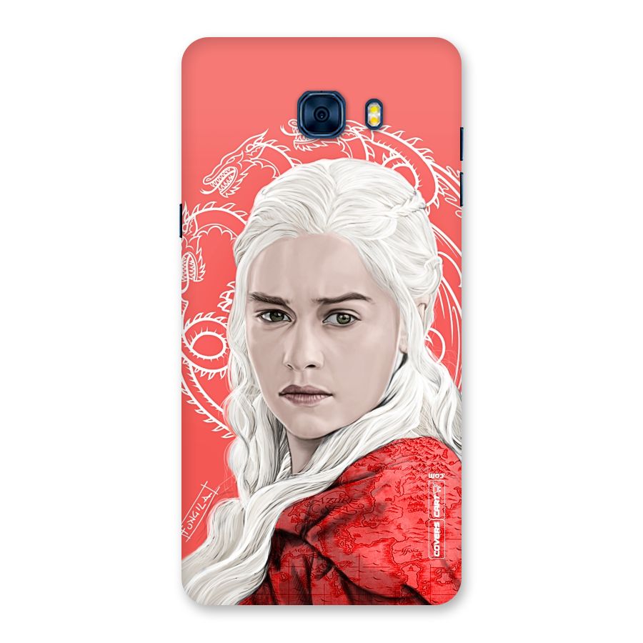Khaleesi The Living Dragon Back Case for Galaxy C7 Pro