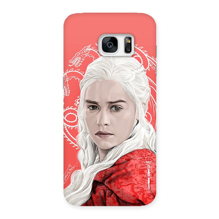 Khaleesi The Living Dragon Back Case for Galaxy S7 Edge