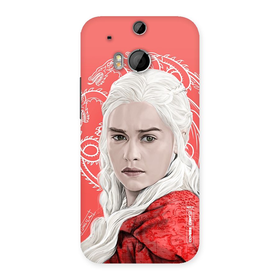 Khaleesi The Living Dragon Back Case for HTC One M8
