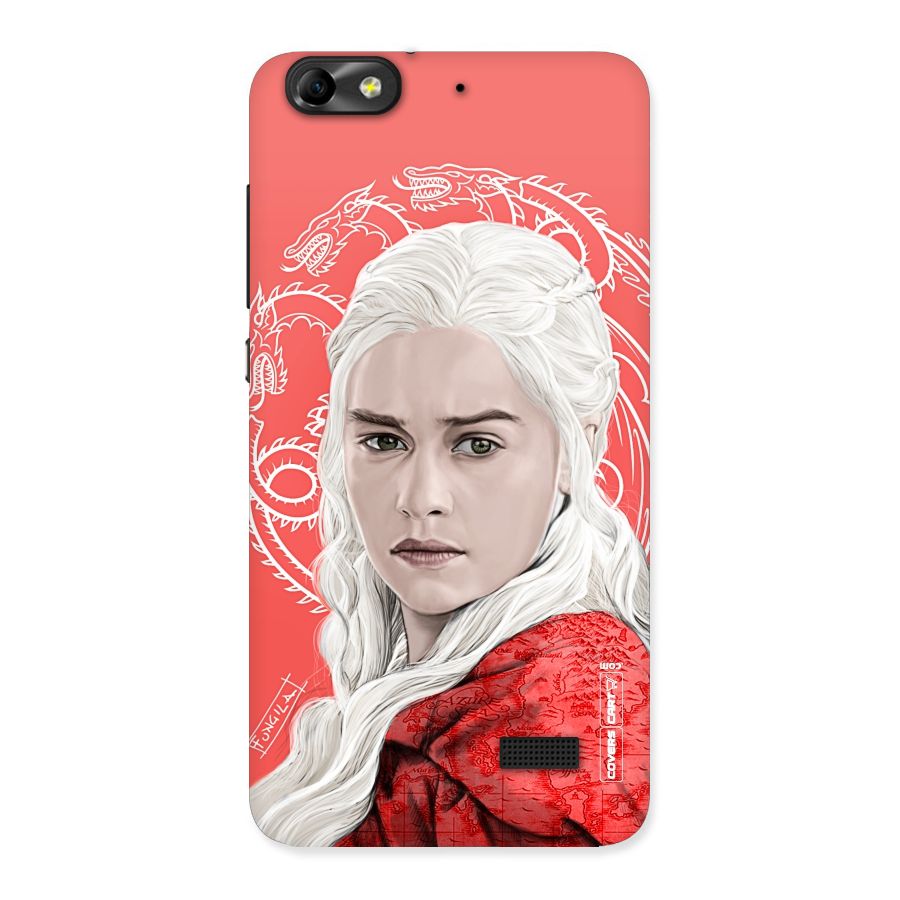Khaleesi The Living Dragon Back Case for Honor 4C