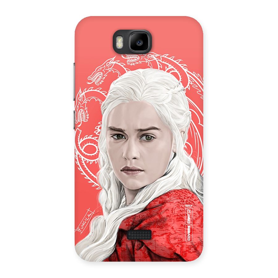 Khaleesi The Living Dragon Back Case for Honor Bee