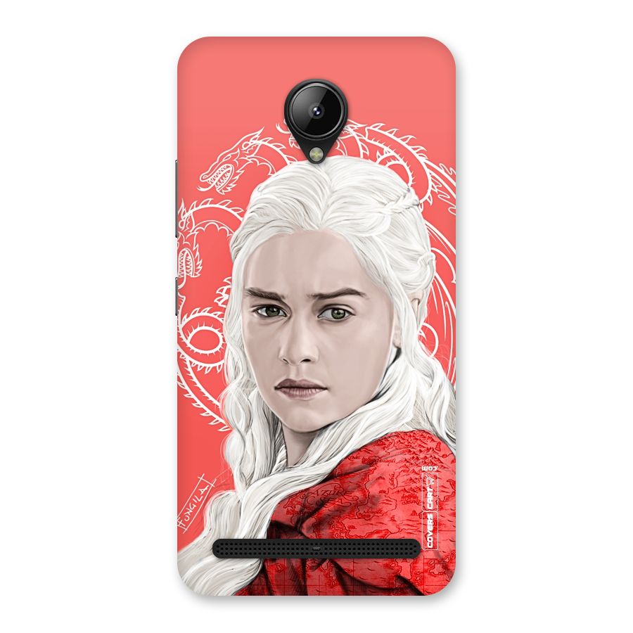 Khaleesi The Living Dragon Back Case for Lenovo C2