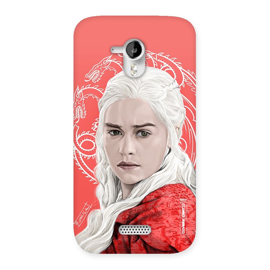 Khaleesi The Living Dragon Back Case for Micromax Canvas HD A116