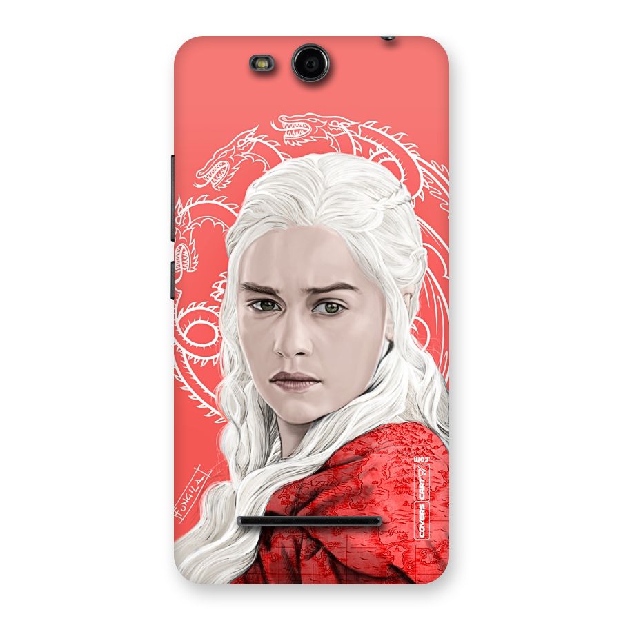 Khaleesi The Living Dragon Back Case for Micromax Canvas Juice 3 Q392