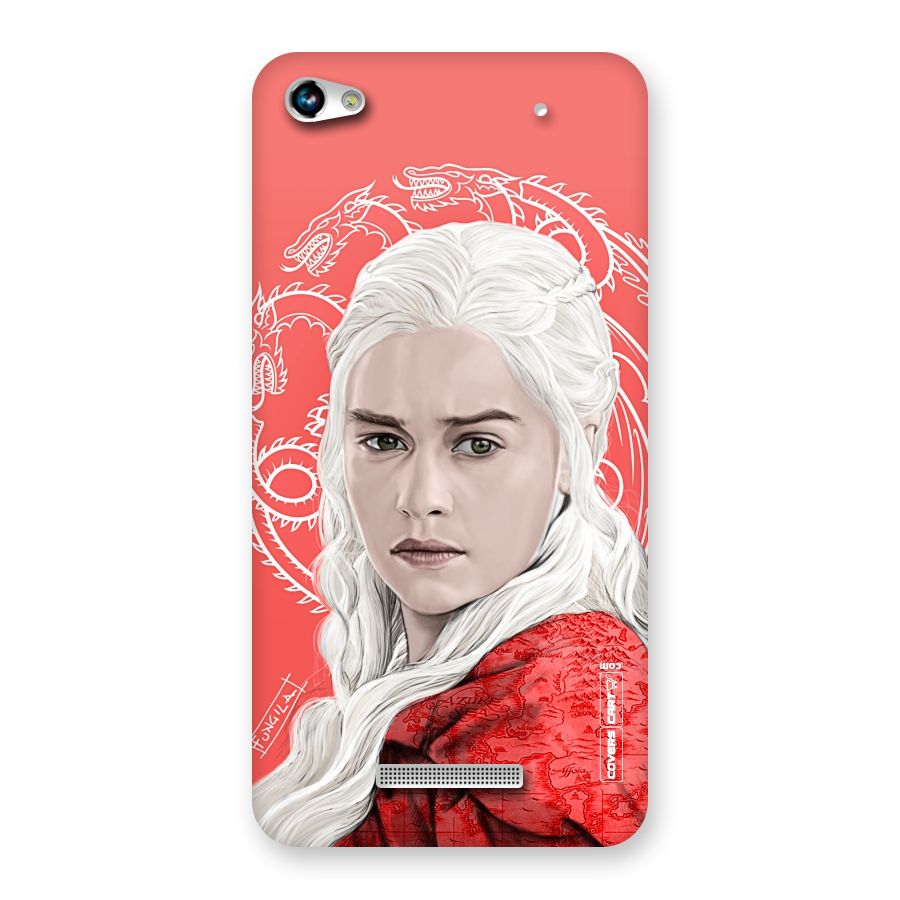 Khaleesi The Living Dragon Back Case for Micromax Hue 2
