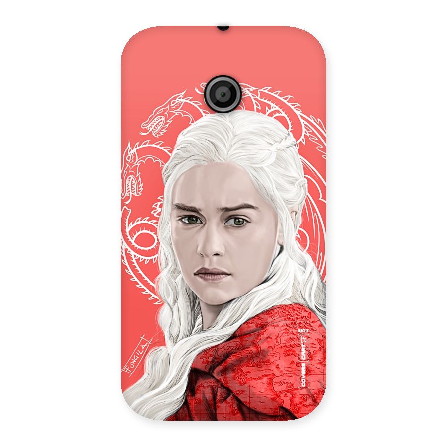 Khaleesi The Living Dragon Back Case for Moto E