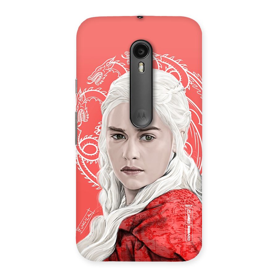 Khaleesi The Living Dragon Back Case for Moto G3