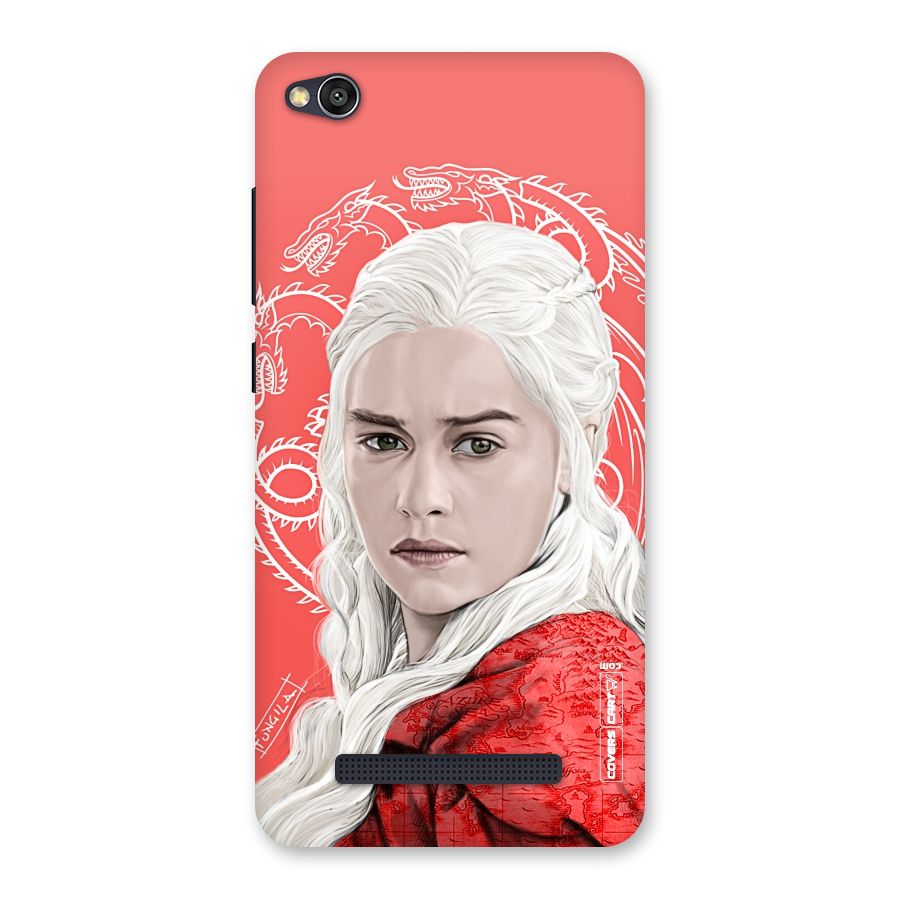 Khaleesi The Living Dragon Back Case for Redmi 4A