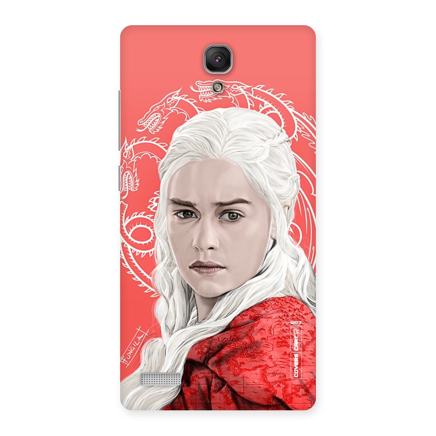 Khaleesi The Living Dragon Back Case for Redmi Note