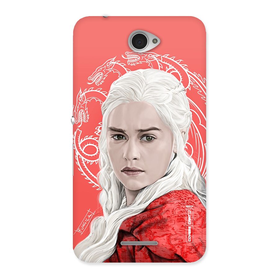 Khaleesi The Living Dragon Back Case for Sony Xperia E4