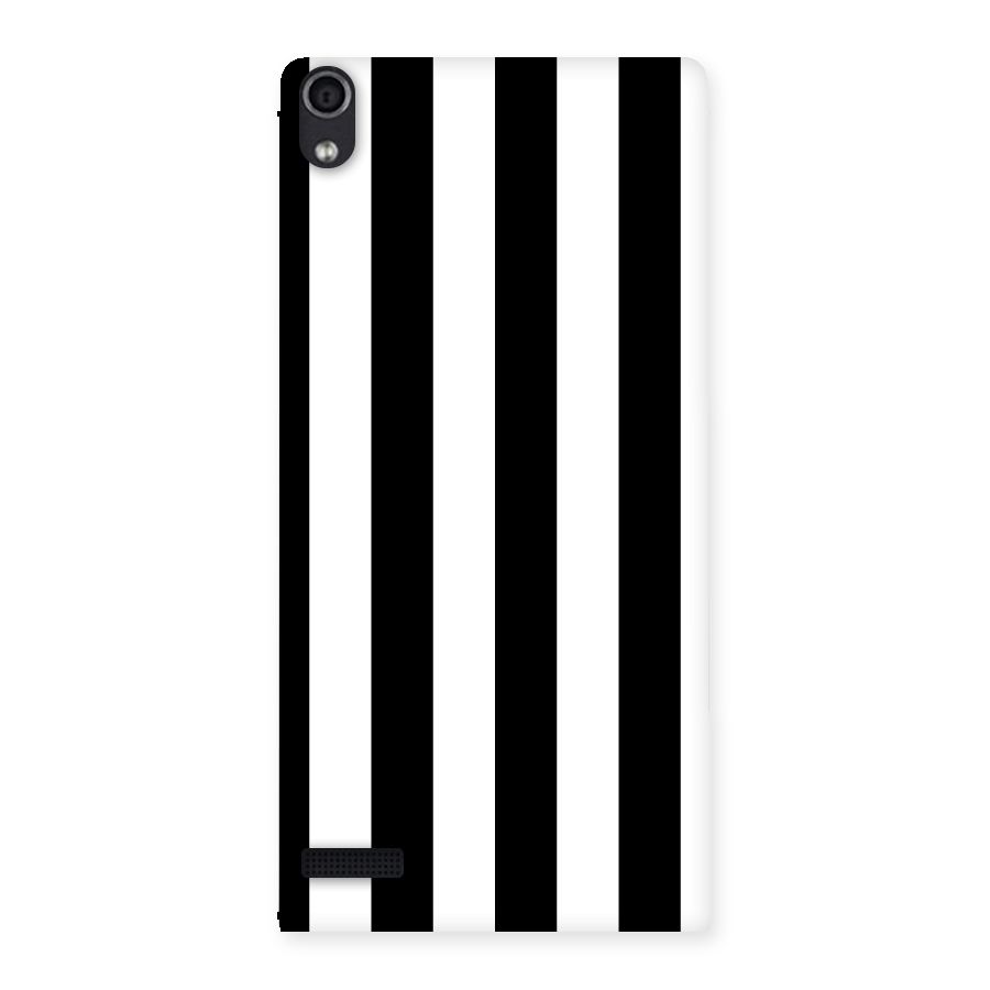Lavish Black Stripes Back Case for Ascend P6