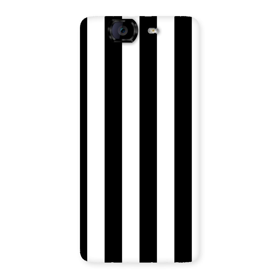 Lavish Black Stripes Back Case for Canvas Knight A350