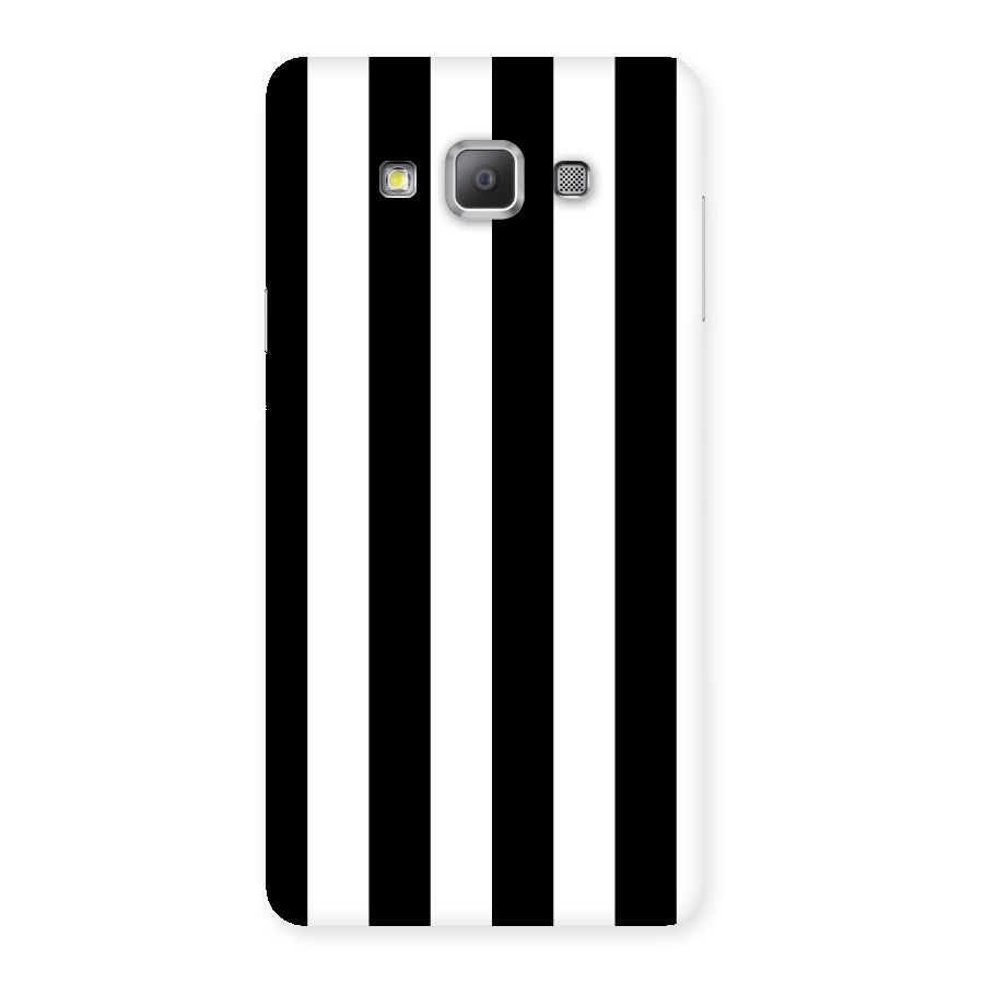 Lavish Black Stripes Back Case for Galaxy A7