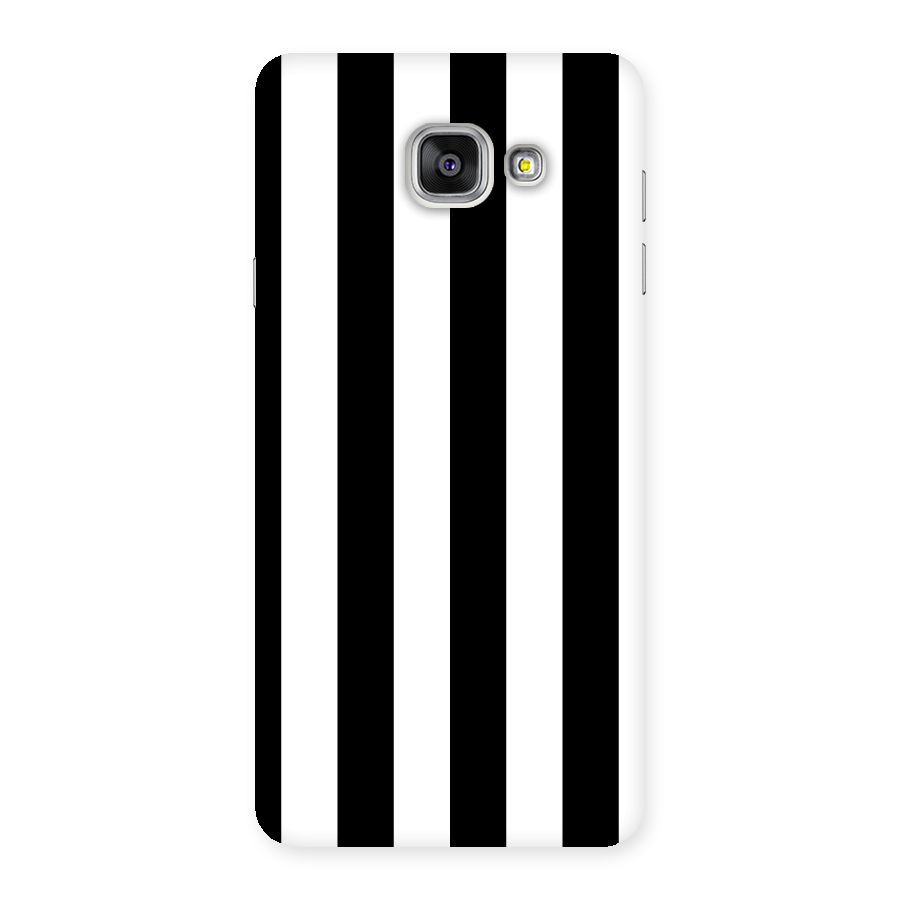 Lavish Black Stripes Back Case for Galaxy A7 2016