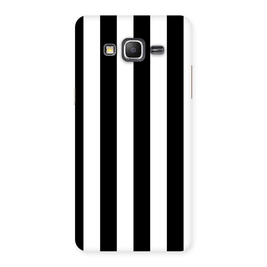 Lavish Black Stripes Back Case for Galaxy Grand Prime
