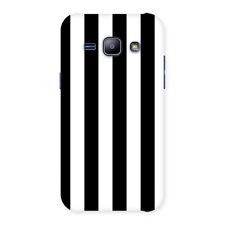 Lavish Black Stripes Back Case for Galaxy J1