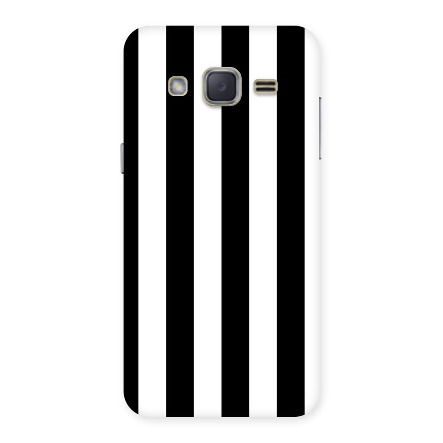 Lavish Black Stripes Back Case for Galaxy J2