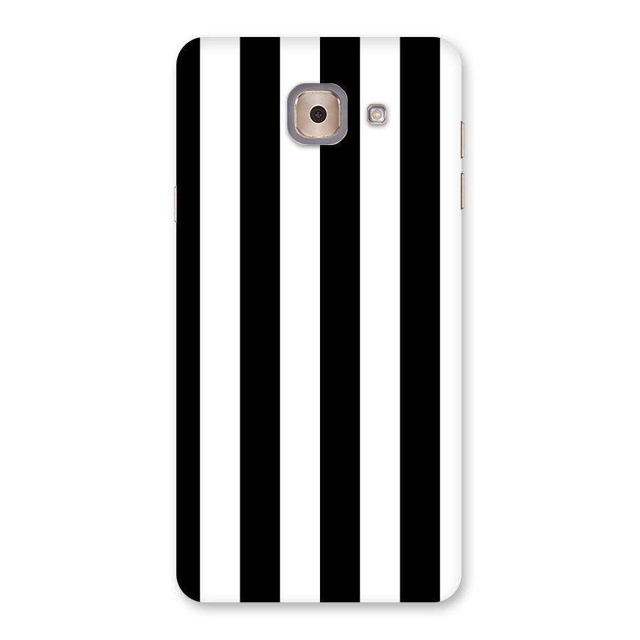 Lavish Black Stripes Back Case for Galaxy J7 Max