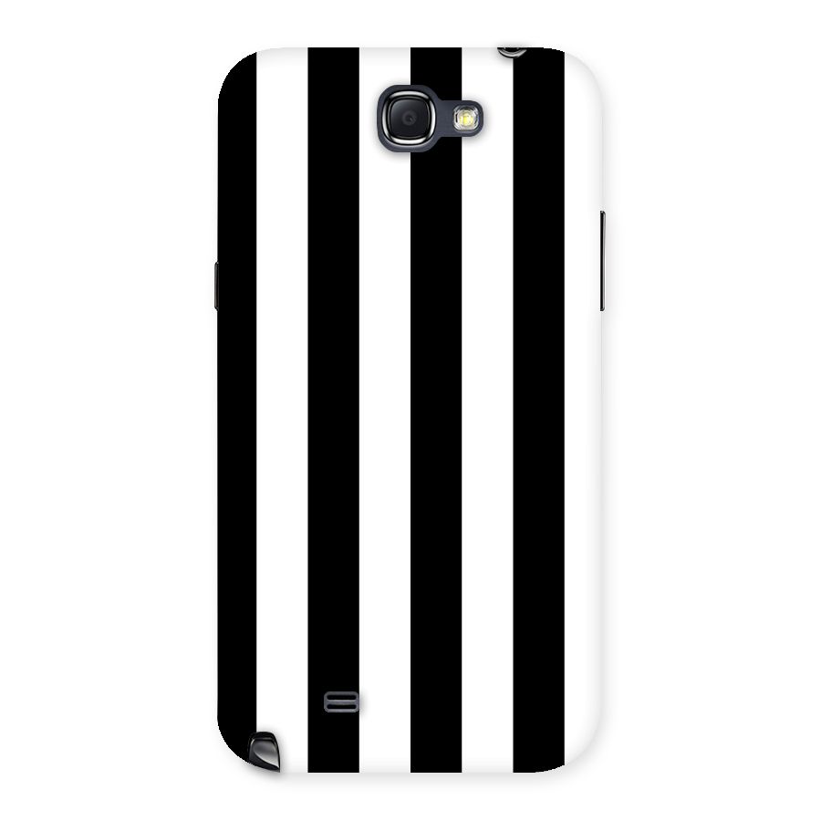 Lavish Black Stripes Back Case for Galaxy Note 2